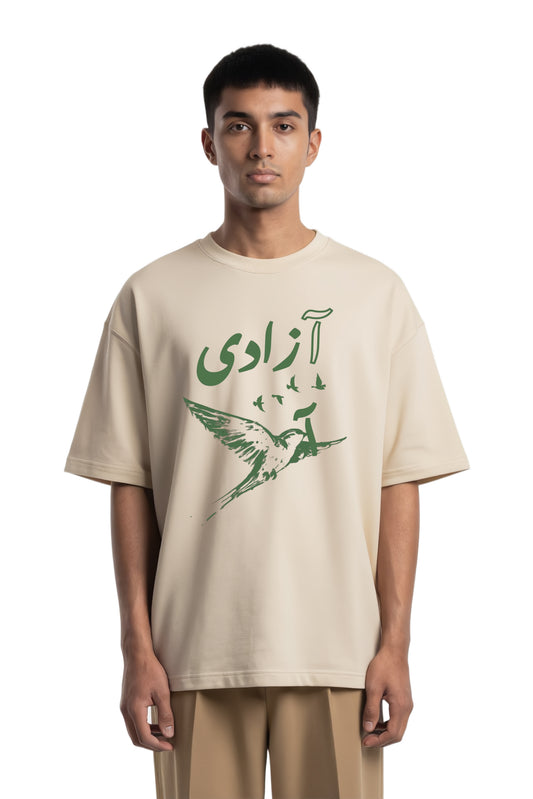 Azaadi Premium Oversized High Neck T-shirt
