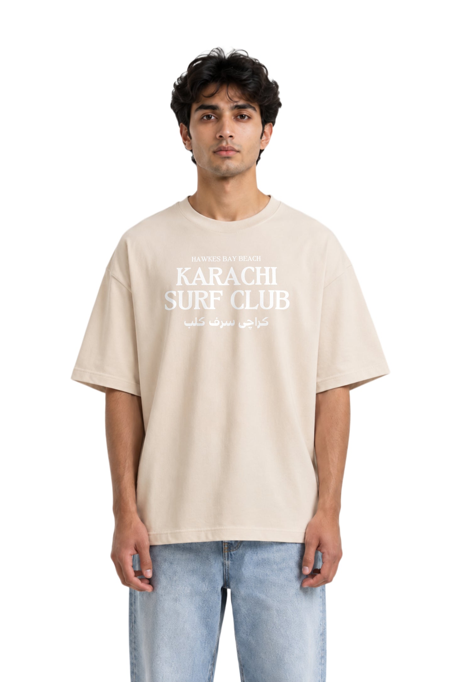 Karachi Surf Club | Premium Oversized High Neck T-shirt