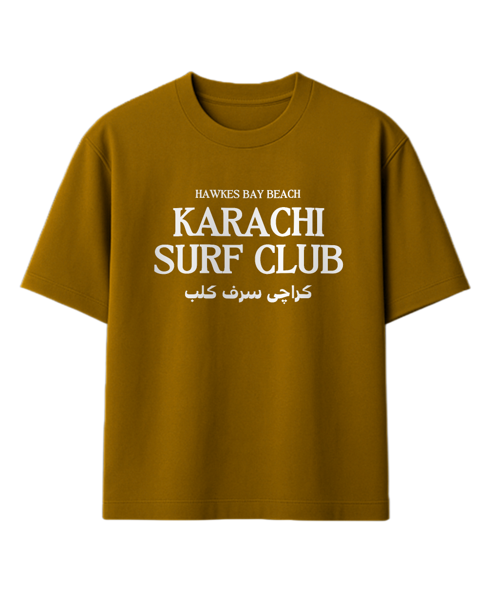 Oversized Karachi Surf Club Crewneck T-Shirt