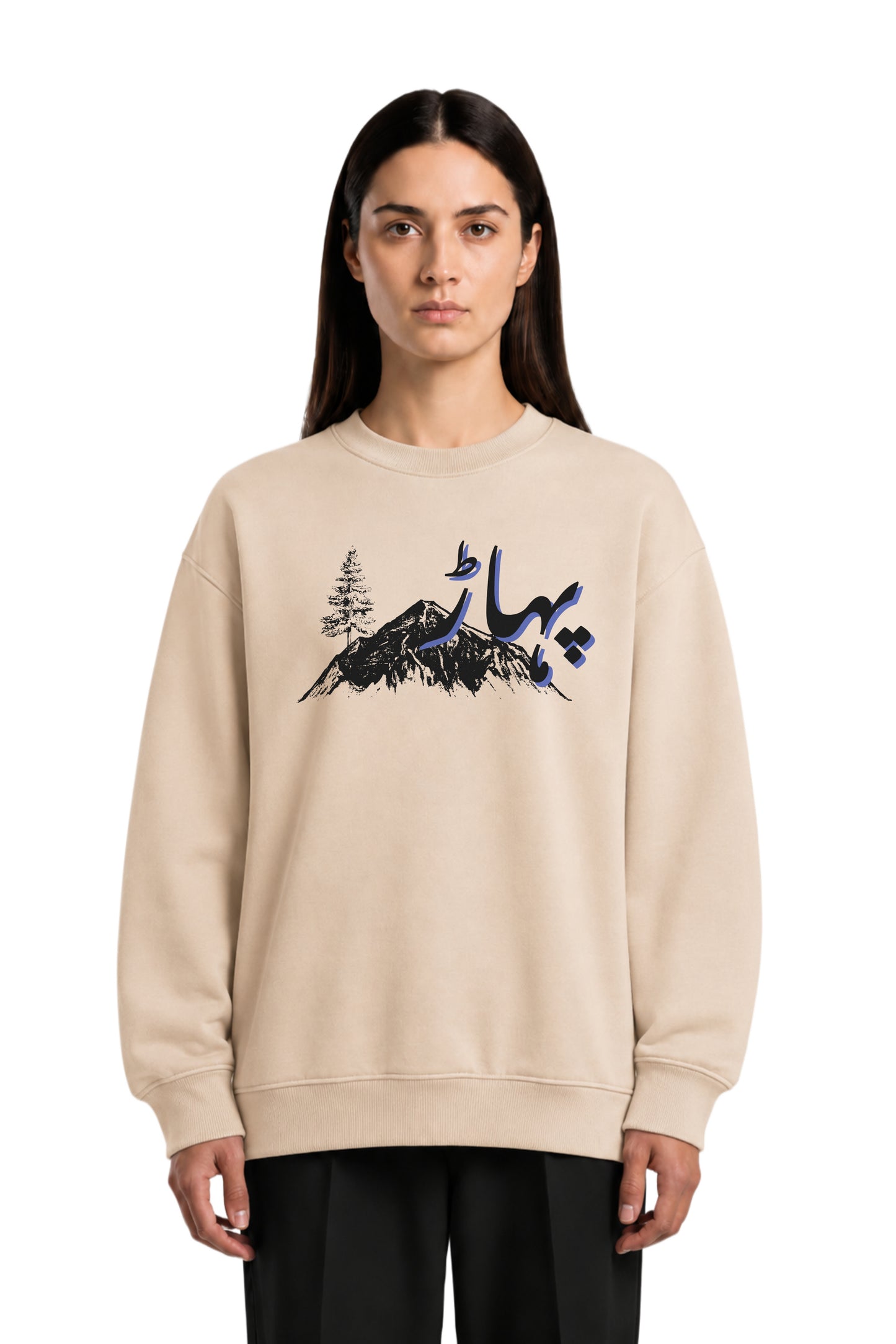 Pahaar Dark Fleece Adult Crewneck Sweatshirt