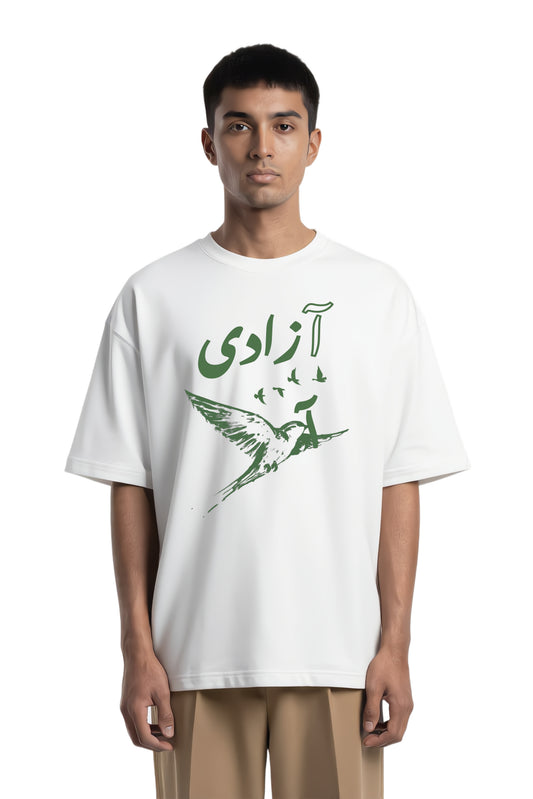 Azaadi Premium Oversized High Neck T-shirt