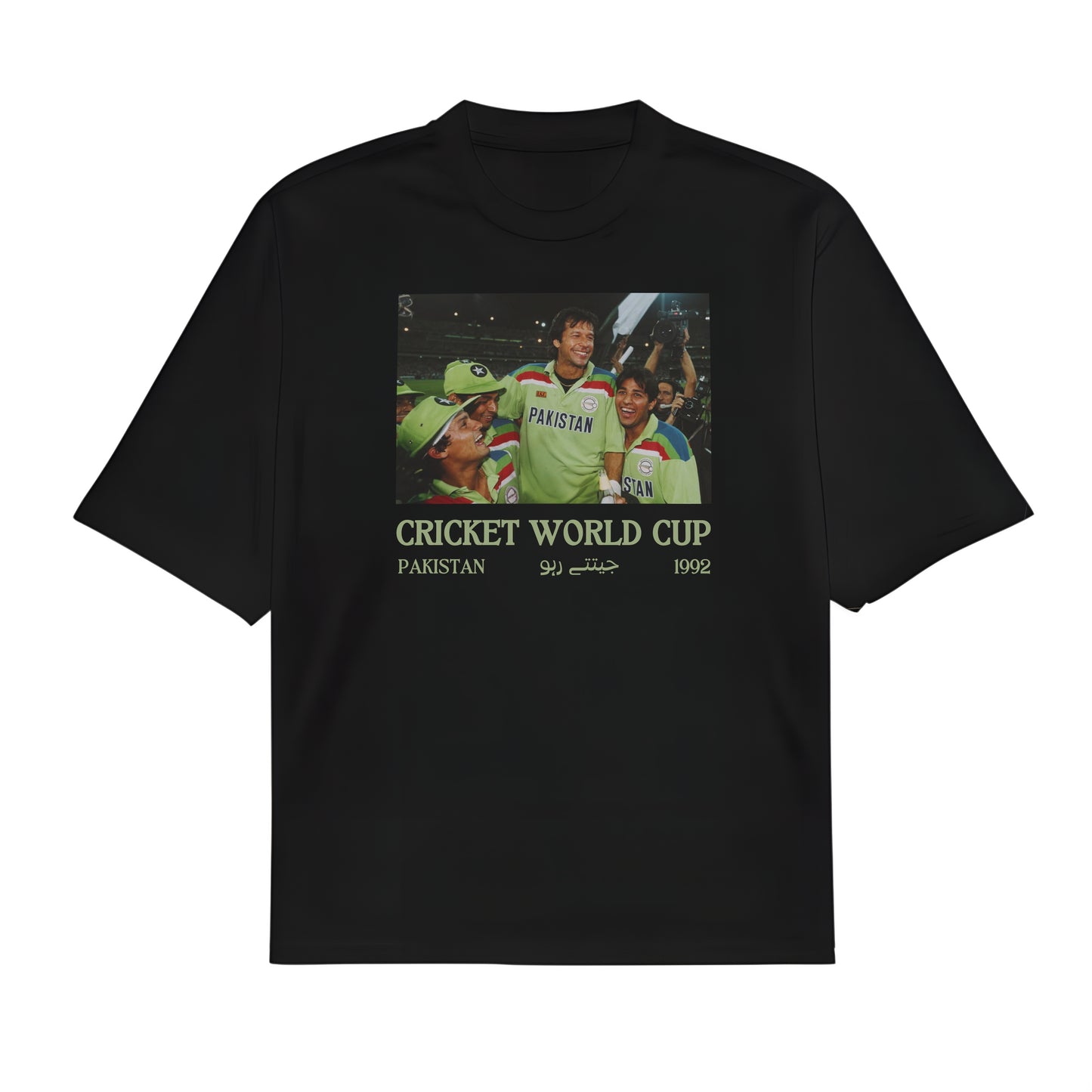 Cricket World Cup 1992 | Premium Oversized High Neck T-shirt