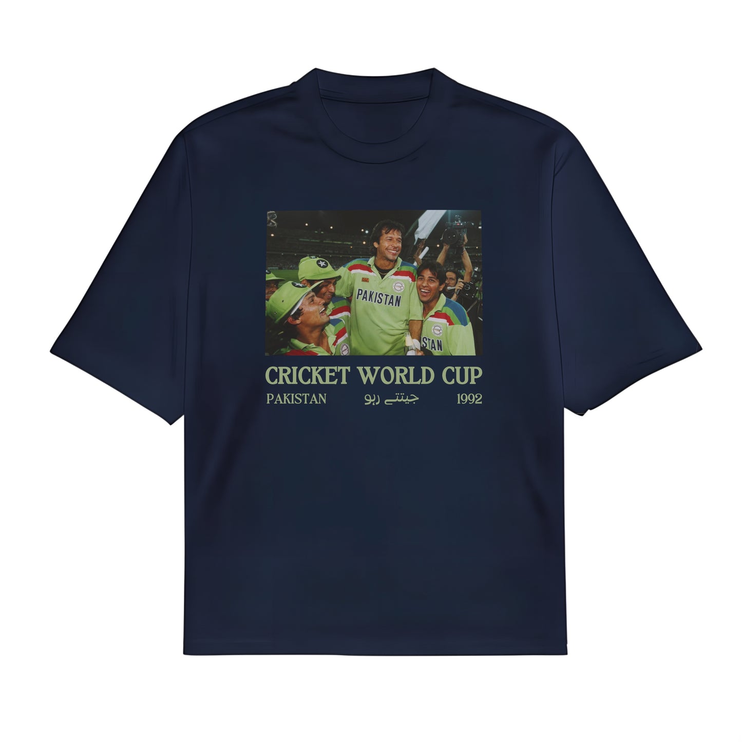 Cricket World Cup 1992 | Premium Oversized High Neck T-shirt