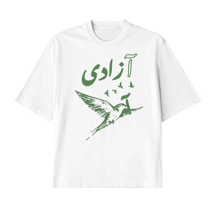Azaadi Premium Oversized High Neck T-shirt