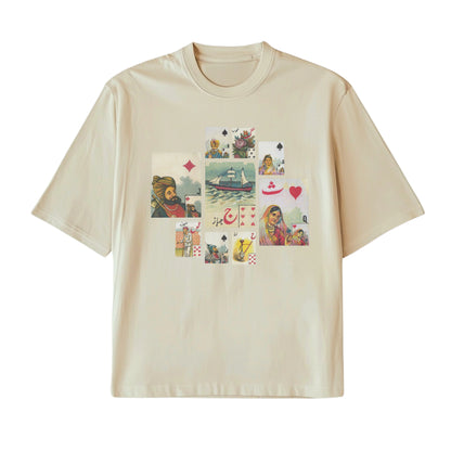 Chitrashala Press Cards | Premium Oversized High Neck T-shirt