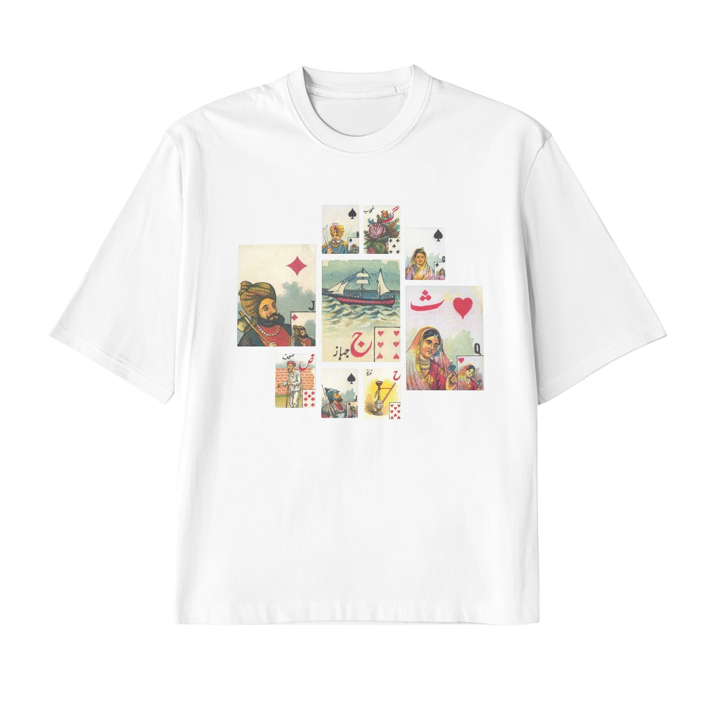 Chitrashala Press Cards | Premium Oversized High Neck T-shirt