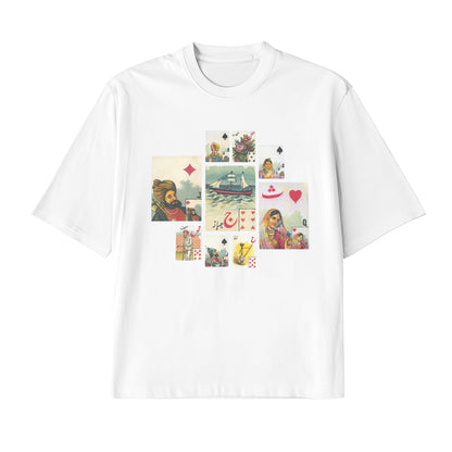 Chitrashala Press Cards | Premium Oversized High Neck T-shirt