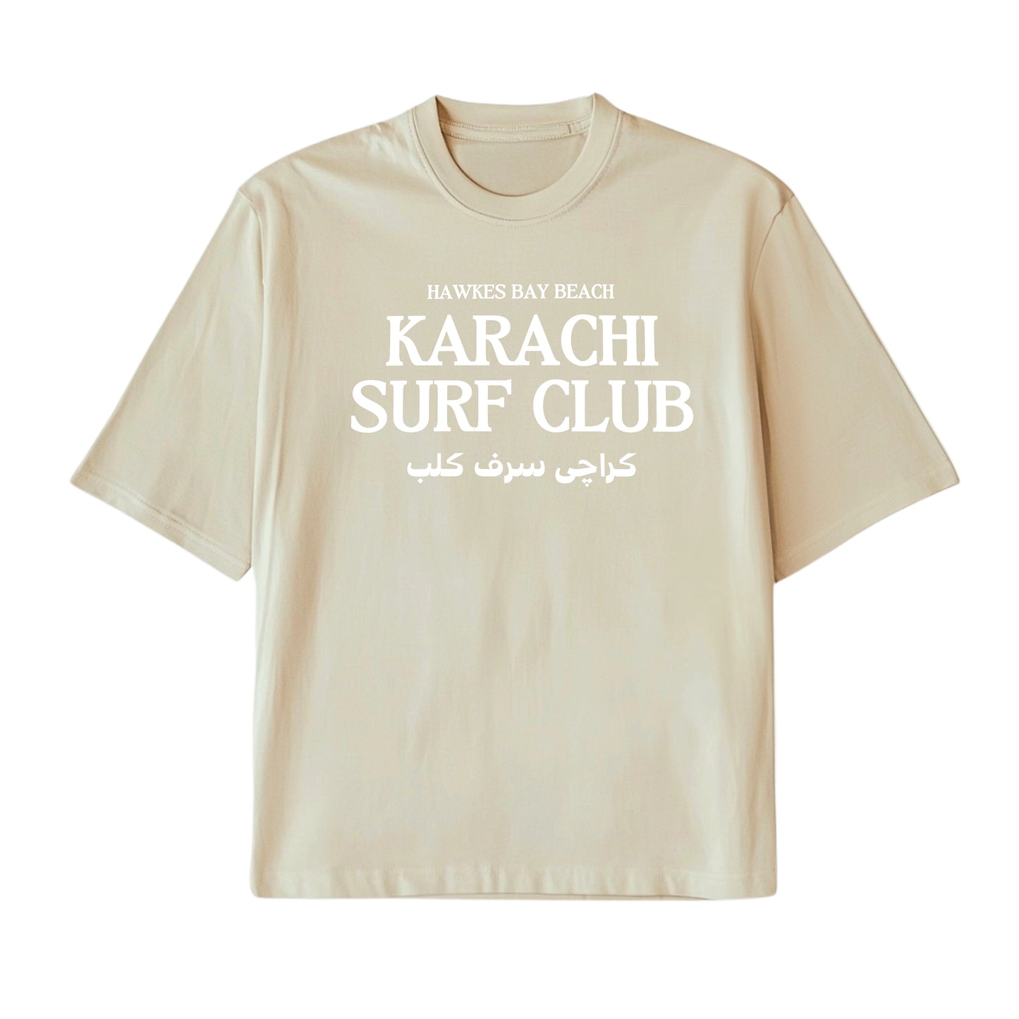 Karachi Surf Club | Premium Oversized High Neck T-shirt