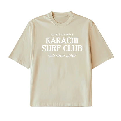 Karachi Surf Club | Premium Oversized High Neck T-shirt