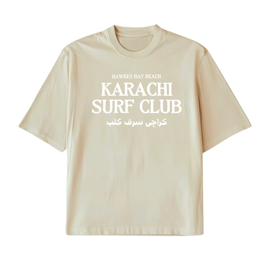 Karachi Surf Club | Premium Oversized High Neck T-shirt