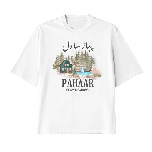 Fairy Meadows | Premium Oversized High Neck T-shirt