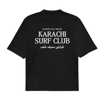 Karachi Surf Club | Premium Oversized High Neck T-shirt