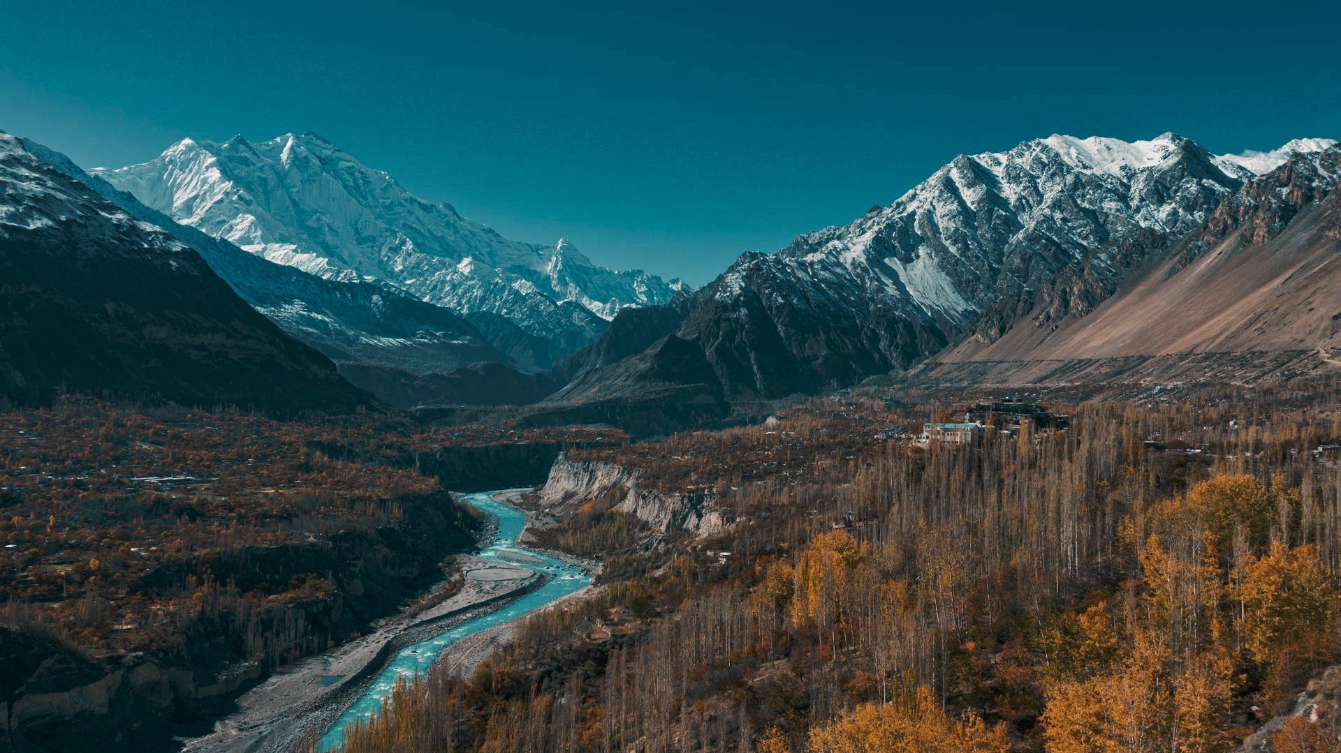 Mountain landscape in northern Pakistan